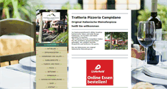 Desktop Screenshot of pizzeria-herschbach.de